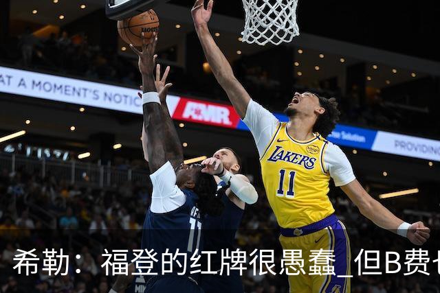 希勒：福登的红牌很愚蠢 但B费也应该被红牌罚下，如果罚就都得罚